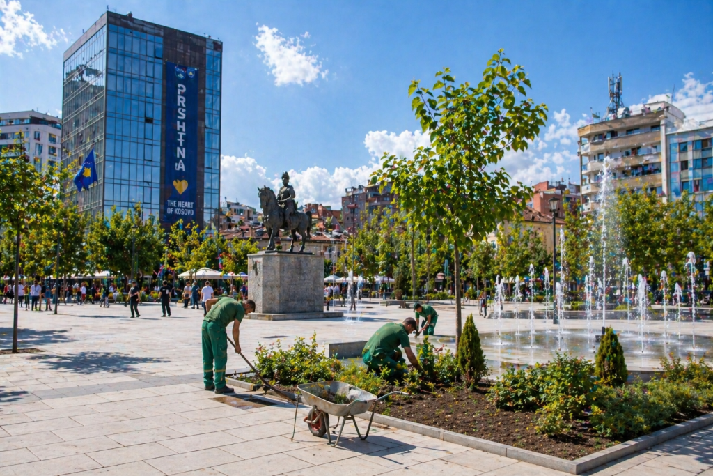Kosovo Municipal Projects Continue to Improve Public Spaces in Urban Areas